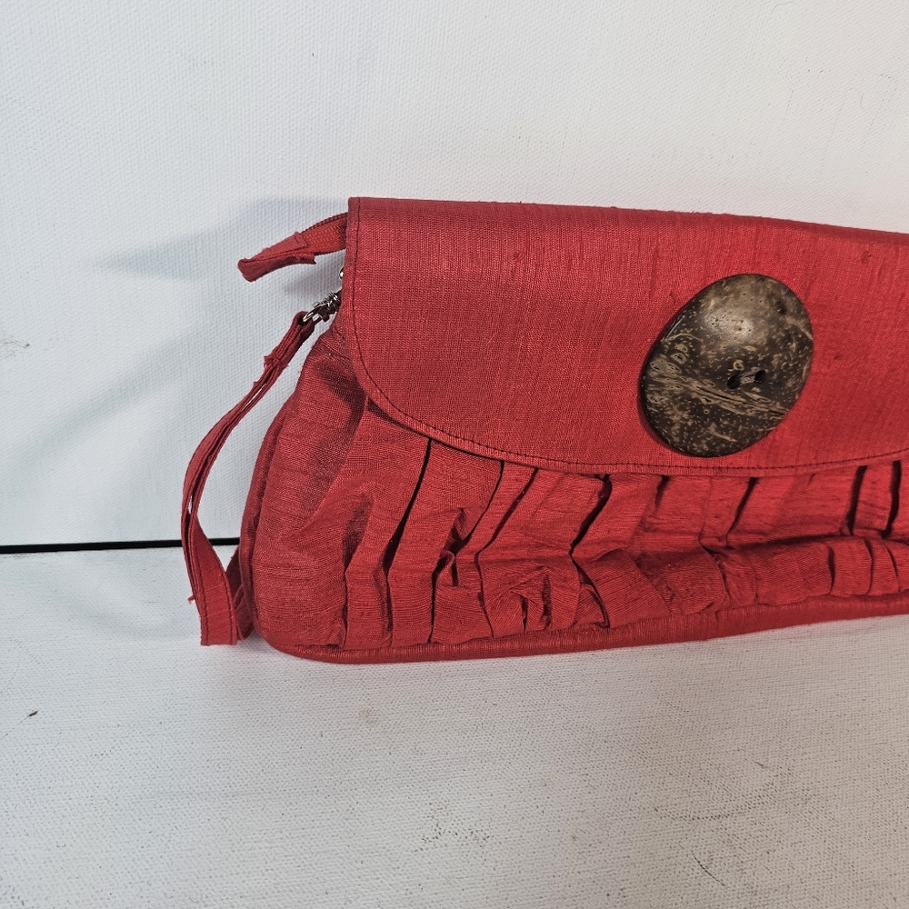 Sak Saum 4 Abi Ferrin Freedom Project Wristlet Clutch Handbag Purse red - Picture 3 of 8